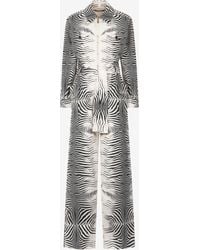 Roberto Cavalli - Zebra-Print Jumpsuit - Lyst