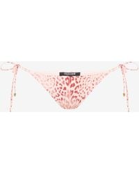 Roberto Cavalli - Jaguar Print Bikini Bottom - Lyst