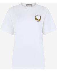 Roberto Cavalli - Cotton T-Shirt With Tigers - Lyst