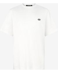 Roberto Cavalli - T-Shirt With Logo Patch - Lyst