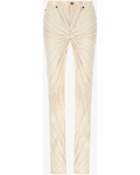 Roberto Cavalli - Ray Printed Skinny Trousers - Lyst