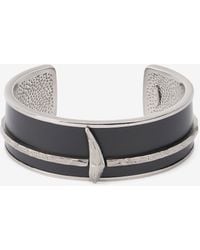 Roberto Cavalli - And Palladium Rigid Bracelet With Fang - Lyst