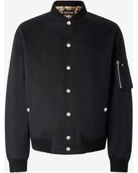 Roberto Cavalli - Padded Bomber Jacket - Lyst