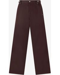 Roberto Cavalli - Cotton-Blend Pants - Lyst