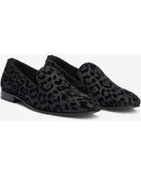 Roberto Cavalli - Slippers With Jaguar Skin Print - Lyst