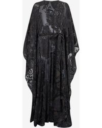 Roberto Cavalli - Sheer Silk Kaftan - Lyst