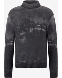 Roberto Cavalli - Turtle-Neck Wool Sweater - Lyst