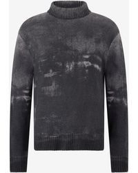 Roberto Cavalli - Turtle-Neck Wool Sweater - Lyst