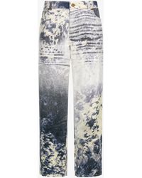 Roberto Cavalli - Vaqueros Con Estampado De Appaloosa - Lyst