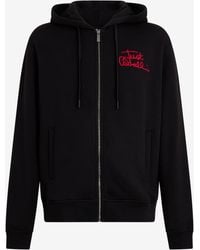 Roberto Cavalli - Hoodie With Embroidered Logo - Lyst