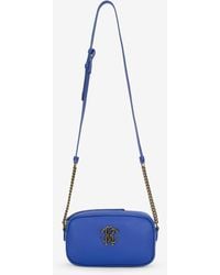 Roberto Cavalli - Camera Bag With Mirror Snake Monogram - Lyst