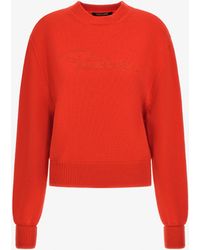 Roberto Cavalli - Cropped Knitted Sweater - Lyst