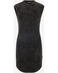 Roberto Cavalli - Rib-Knit Mini Dress With Jc Monogram - Lyst