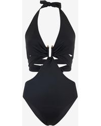Roberto Cavalli - One-Piece Swimsuit With Cut-Out - Lyst