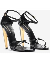 Roberto Cavalli - Sandales À Talon Fang - Lyst