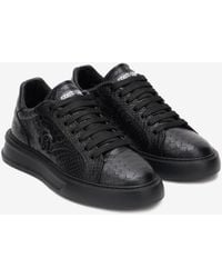 Roberto Cavalli - Snake-Embossed Sneaker With Monogram Rc - Lyst