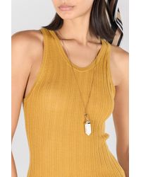 Roberto Cavalli - Collana Con Ciondolo Pietra - Lyst