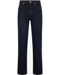 Roberto Cavalli - Jeans Mit Geradem Bein Und Aufgesticktem Logo - Lyst