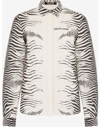 Roberto Cavalli - Zebra Print Shirt - Lyst