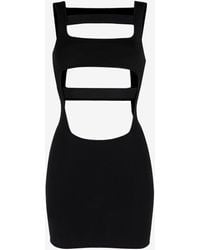Roberto Cavalli - Cut-Out Detail Mini Dress - Lyst
