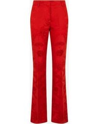 Roberto Cavalli - Dark Trousers With Dragon Pattern - Lyst