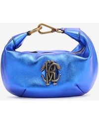 Roberto Cavalli - Mirror Snake Monogram Hobo Bag - Lyst