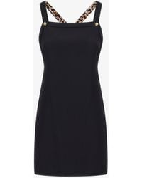 Roberto Cavalli - Vestido Con Logo Rc - Lyst