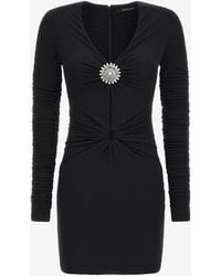 Roberto Cavalli - Ruffles And Stones Short Dress - Lyst