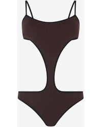 Roberto Cavalli - One-Piece Swimsuit With Cut-Out - Lyst