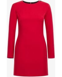 Roberto Cavalli - Minivestido De Manga Larga - Lyst