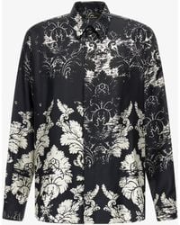 Roberto Cavalli - Broccato Print Shirt - Lyst