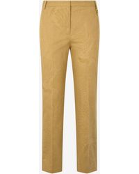 Roberto Cavalli - Solid-Color Python-Print Pants - Lyst