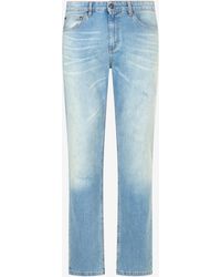 Roberto Cavalli - Light Regular Fit Denim Jeans - Lyst