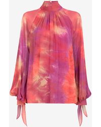 Roberto Cavalli - Tie-Dye Top - Lyst