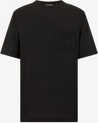 Roberto Cavalli - Knit T-Shirt With Monogram Rc - Lyst