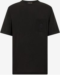 Roberto Cavalli - Knit T-Shirt With Monogram Rc - Lyst