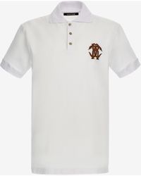 Roberto Cavalli - Polo With Monogram Rc - Lyst