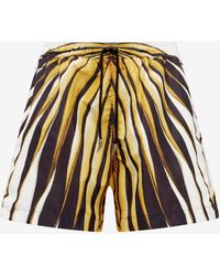 Roberto Cavalli - Ray Of Print Nylon Sea Shorts - Lyst