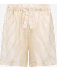 Roberto Cavalli - Ray Of Print Silk Shorts - Lyst