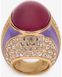 Roberto Cavalli - Burgundy Ring - Lyst