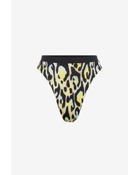 Roberto Cavalli - Jaguar-Print Bikini Bottoms - Lyst