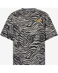 Roberto Cavalli - Natural Barb Print T-Shirt - Lyst