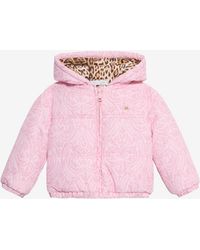 Roberto Cavalli - Quilted Jacket With Hood - Lyst