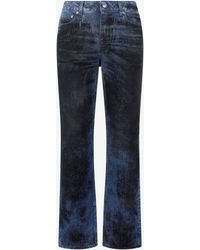Roberto Cavalli - Jeans With Contrasting Discoloration Detailing - Lyst