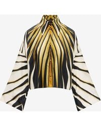 Roberto Cavalli - Ray Of Print Silk Shirt - Lyst