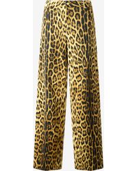 Roberto Cavalli - Jeans With Jaguar Skin Print - Lyst