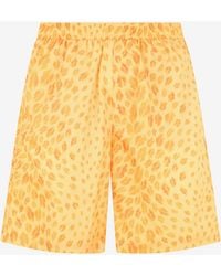 Roberto Cavalli - The Jaguar Kiss Print Bermuda Swim Shorts - Lyst