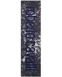 Roberto Cavalli - Scarf With Appaloosa Print And Logo - Lyst