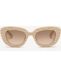 Roberto Cavalli - Sunglasses With Wide Bold Cat-Eye Front - Lyst