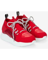 Roberto Cavalli - Sneakers With Snake-Effect Inserts - Lyst